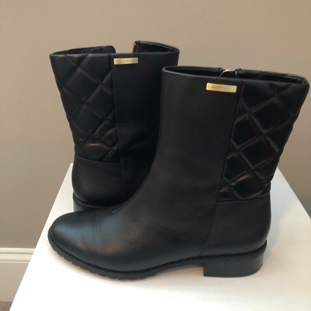 Calvin Klein Black Boot Size 8.5